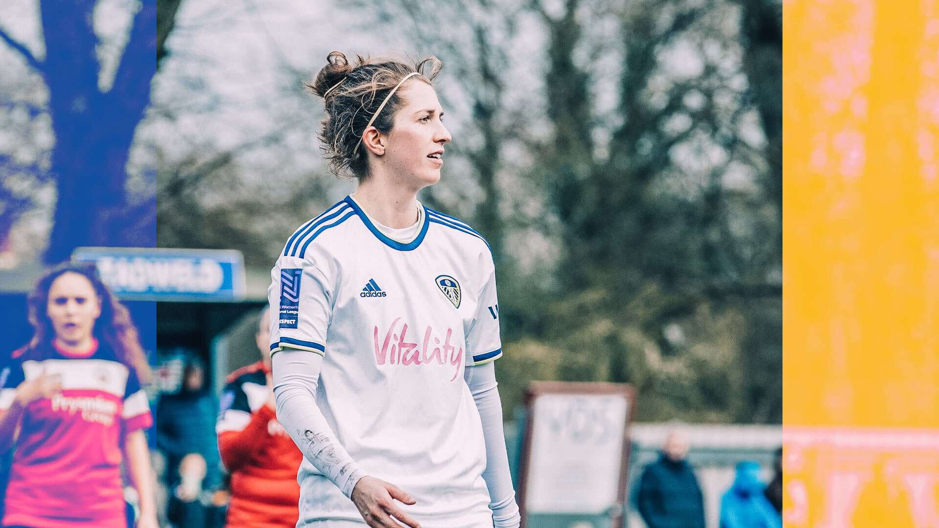 A photo of Abbie Brown playing for Leeds United Women