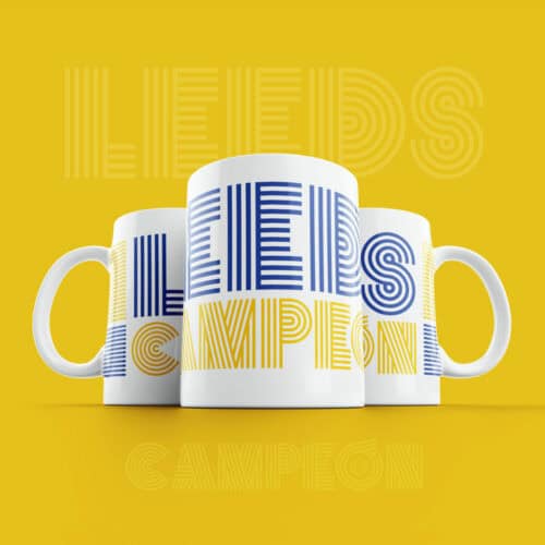 Leeds Campeón mug