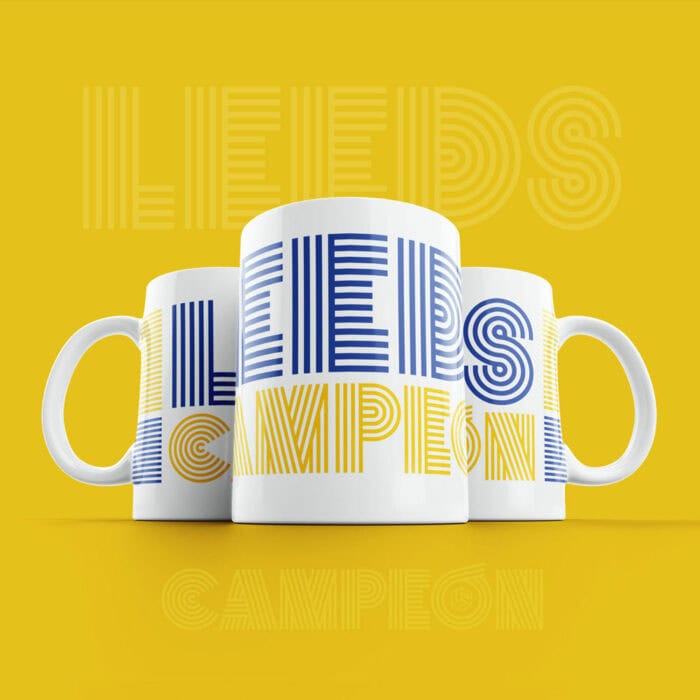Leeds Campeón mug