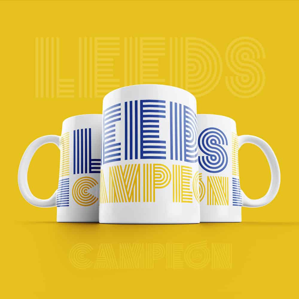 Leeds Campeón mug