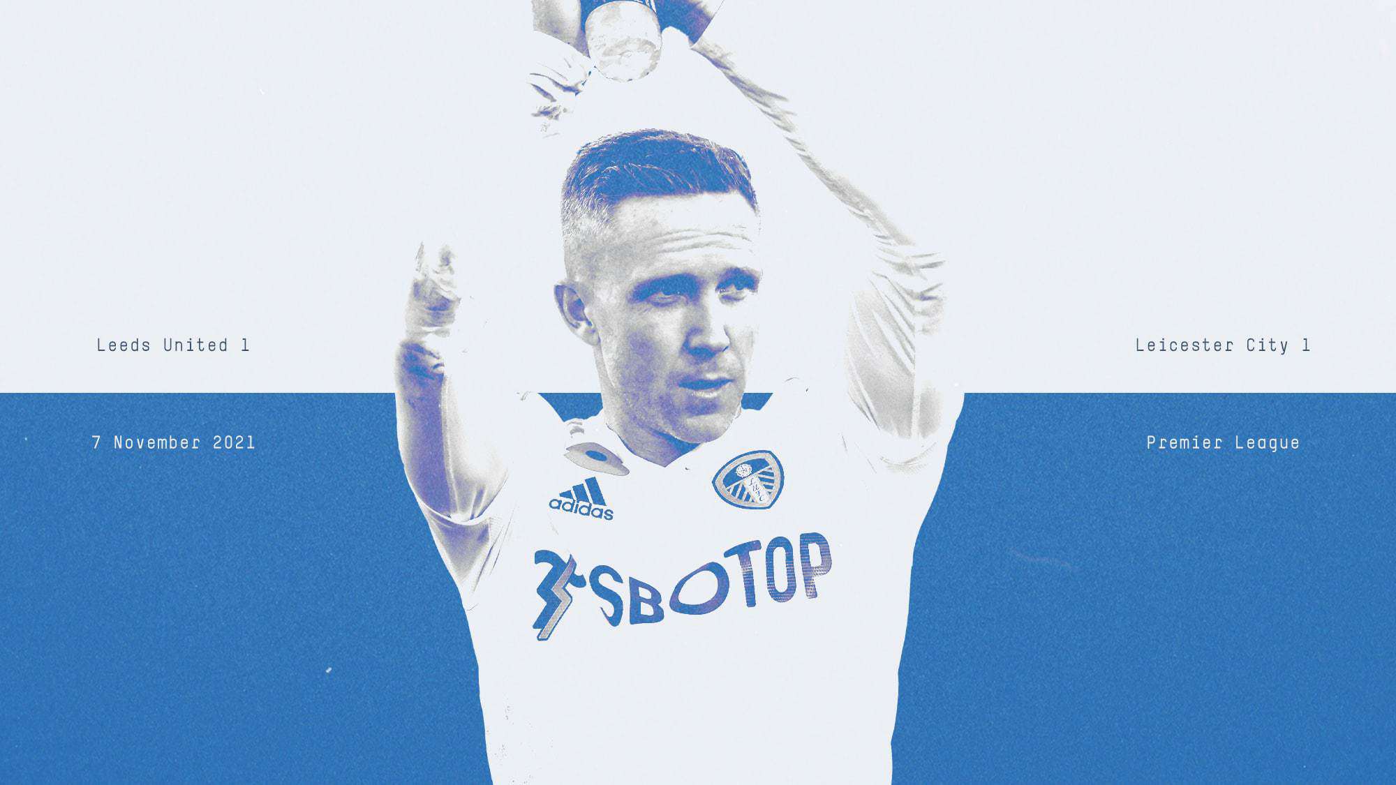 Adam Forshaw applauds the fans at the end of his big comeback