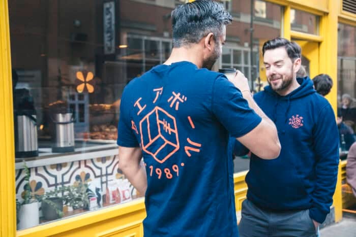 Japanese Logo Tee | Navy - Image 3