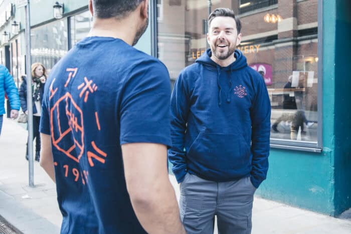Japanese Logo Tee | Navy - Image 6