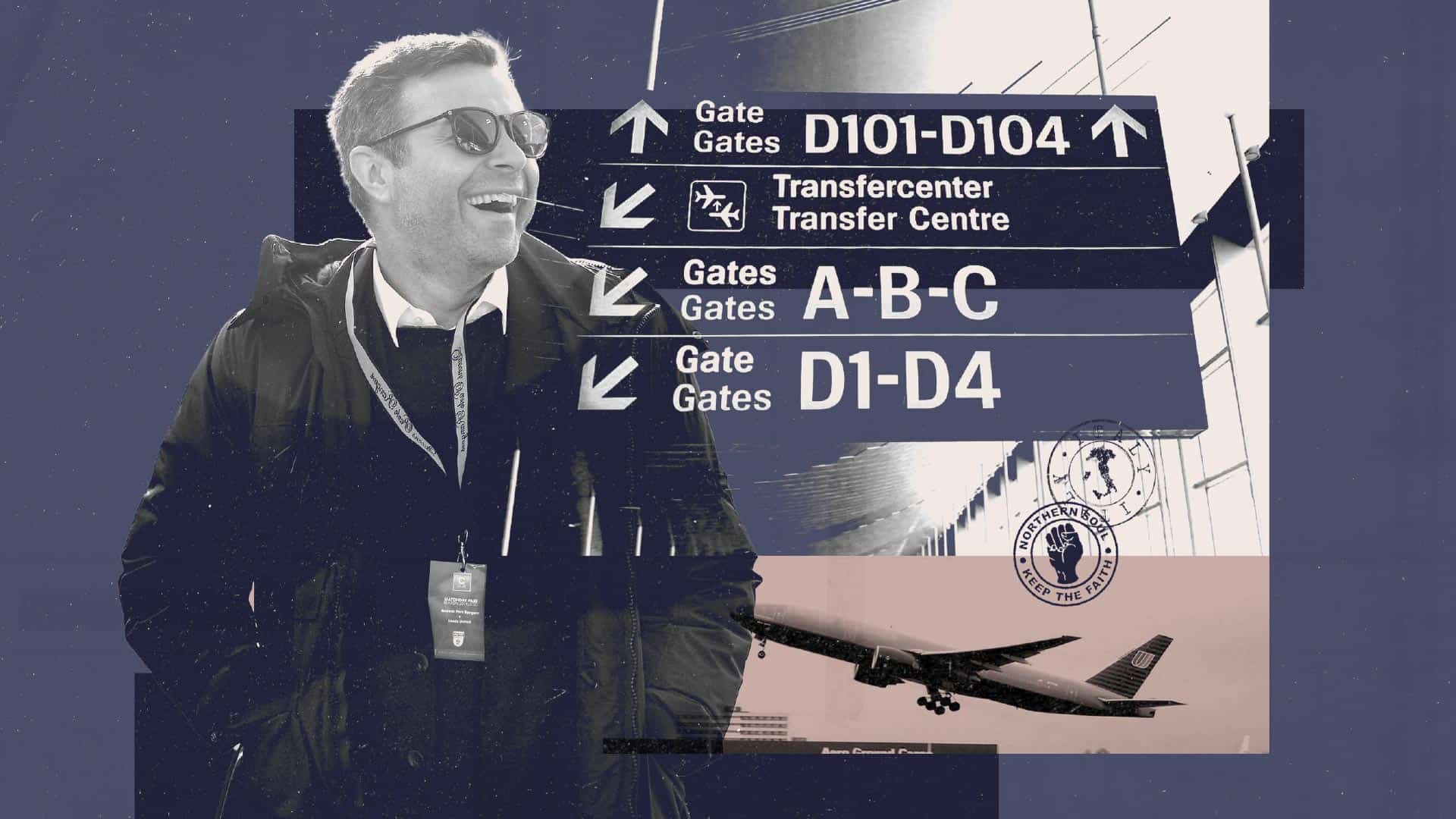 Radrizzani at an airport