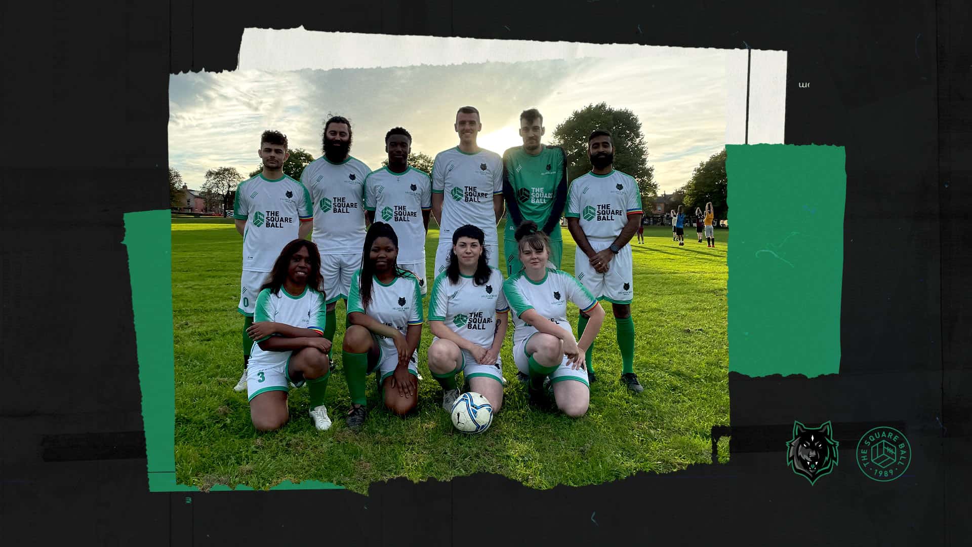 Players from Holbeck Moor FC looking great in their TSB sponsored shirts