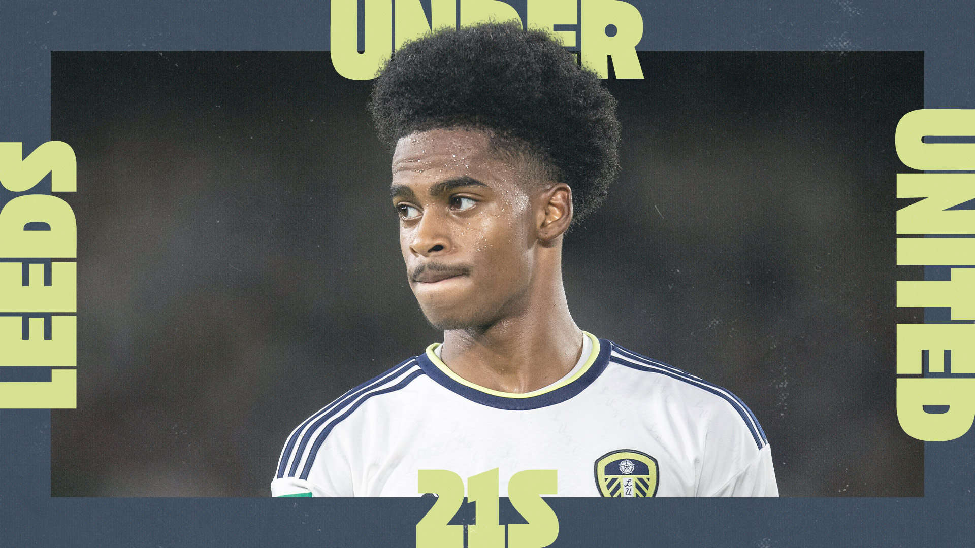 A photo of Crysencio Summerville with the words Leeds United Under-21s around the border