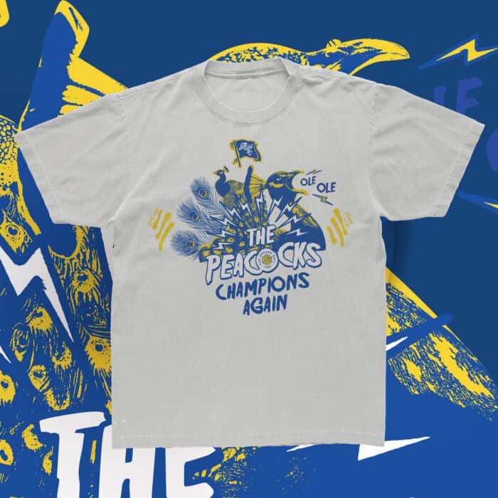 The Peacocks Champions Again Tee | White